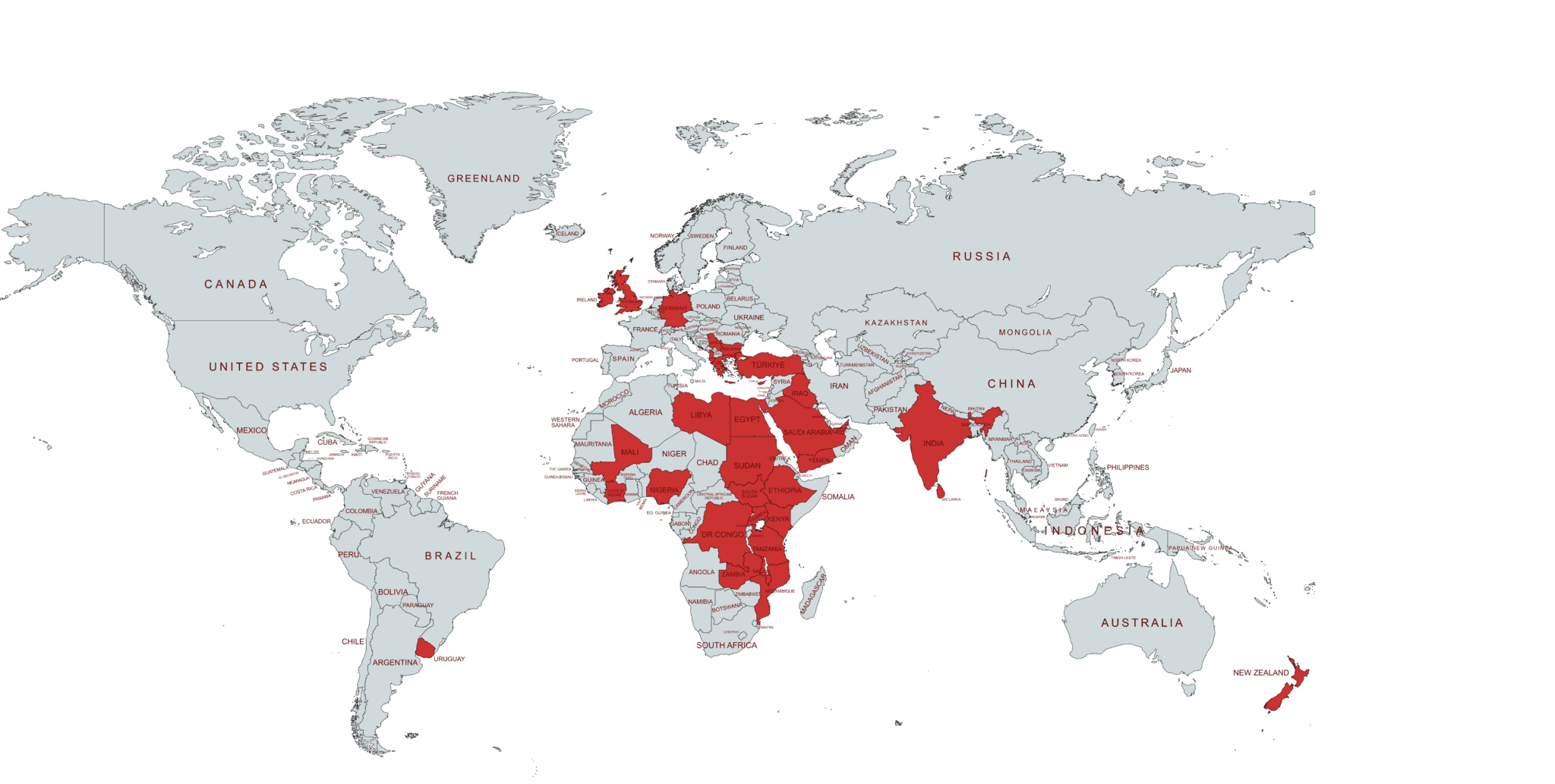 world map